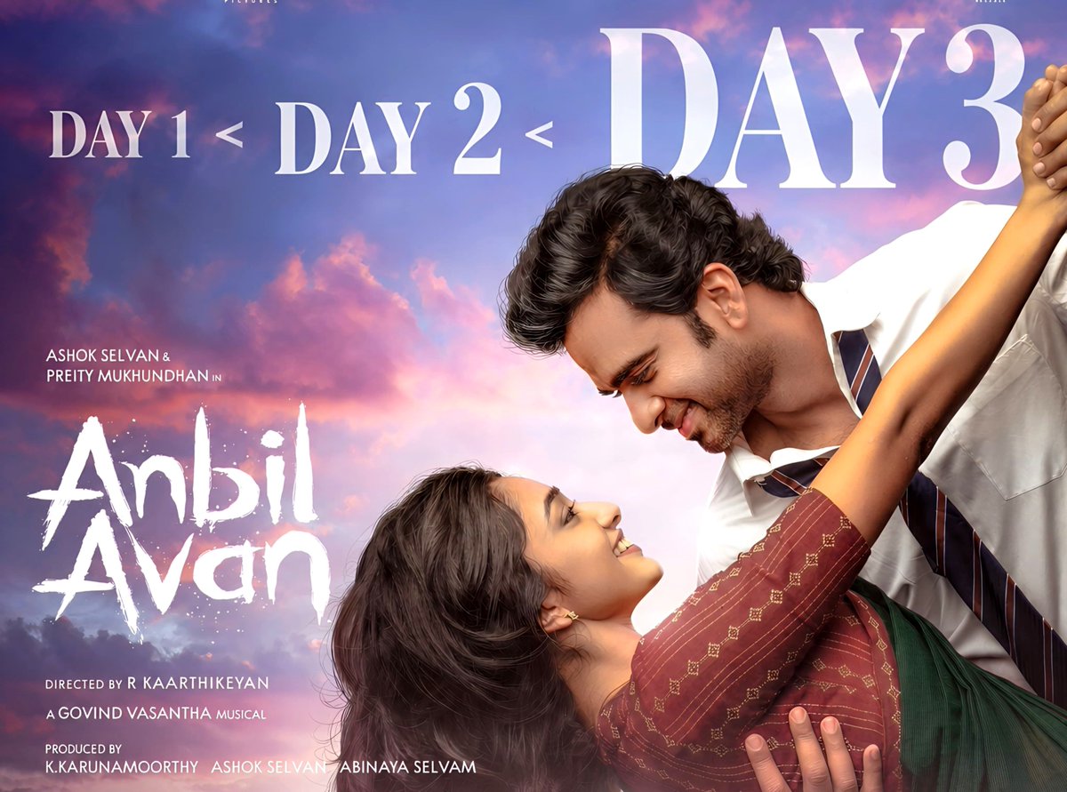 HiFiTalkies's tweet photo. Ashokselvan &amp; PreityMukundan's 
#AnbilAvan Running successfully in Cinemas Now. Good weekend for the Film 🤝. https://t.co/pzHmKDqhWx