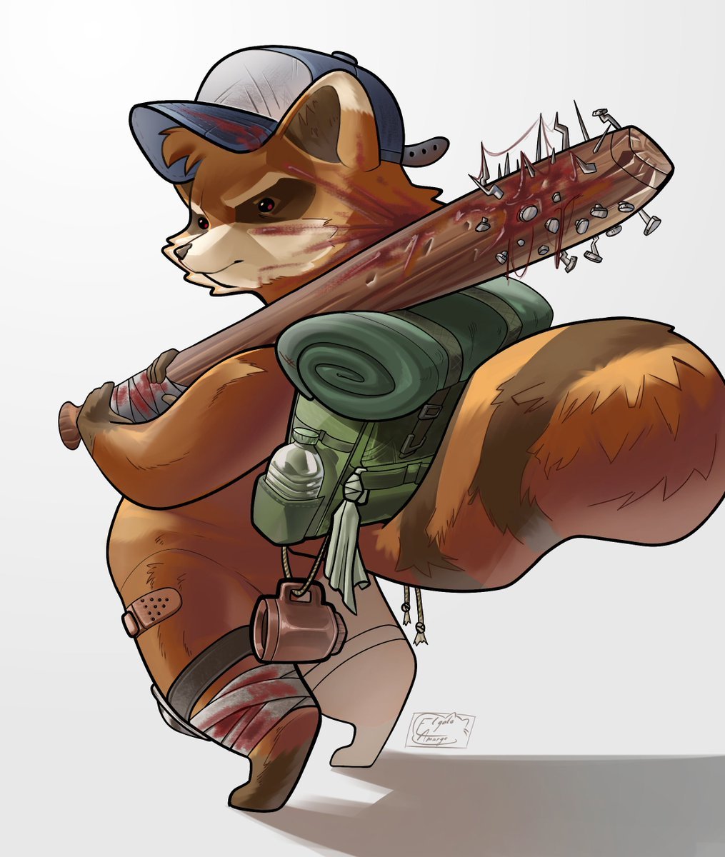 Elgato_Amargo's tweet photo. Spiffo de Project Zomboid!! 🦝 https://t.co/grogpKPGGz