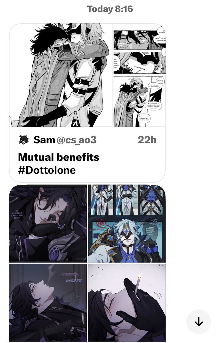 yuriliciousness's tweet photo. There’s this one private account with 0 followers who doesn’t let me in and they just send me a bunch of Dottolone art 😭 https://t.co/r85x8WBA3c
