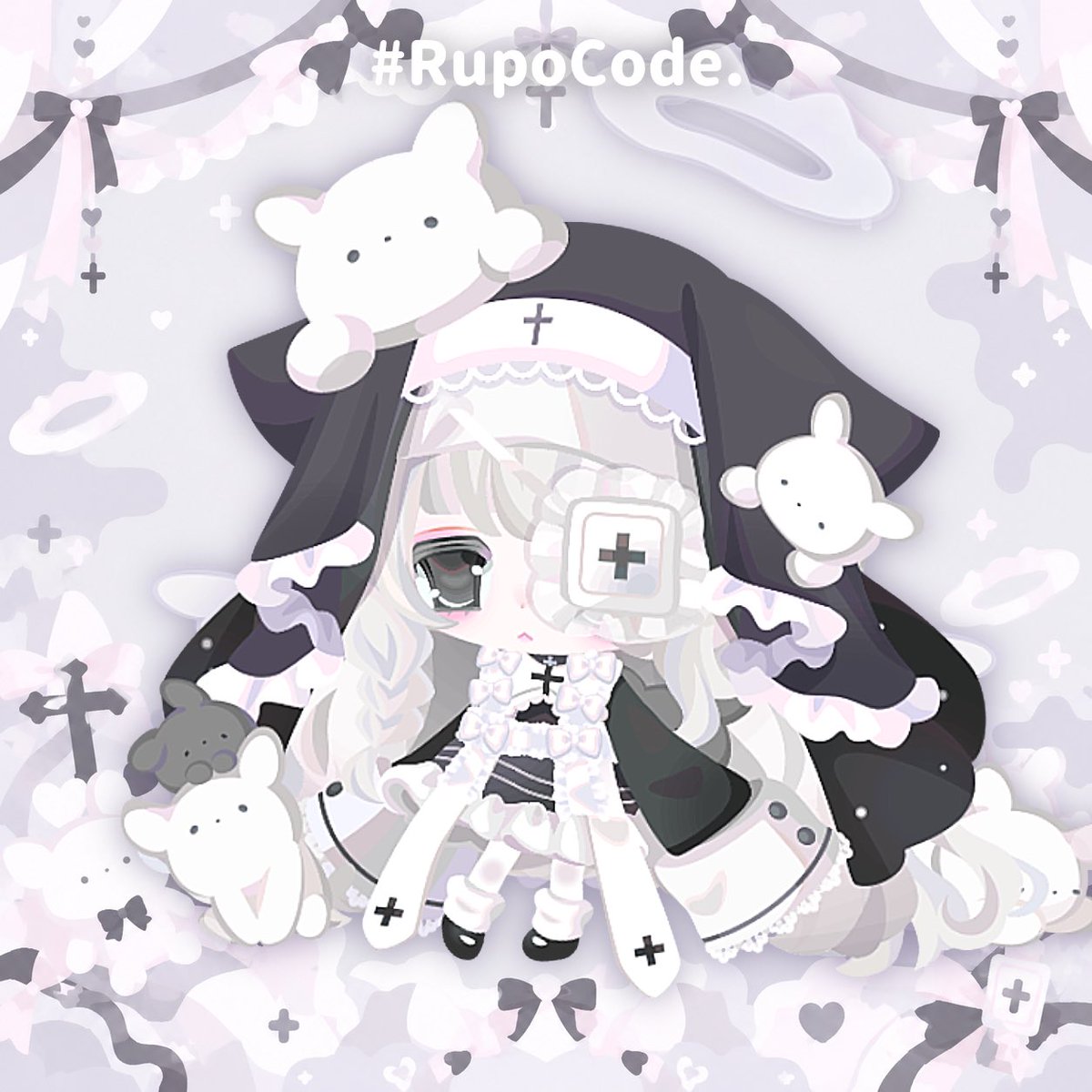 Rupopigg's tweet photo. みにむ かわいいね〜 👼🏻🖤⟡.*

 #RupoCode https://t.co/YikiLlQqkj