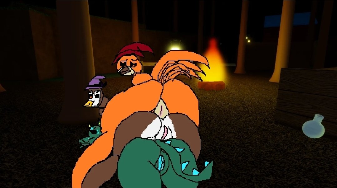 FlinchDan's tweet photo. you wander into the forest late one night, and stumble upon a witch, a pyro, and a sorceress. they offer a trade to make you silent about their coven. the 3 of them stop their spells, light a fire, and undress for you~
#anthro #furry #piggyr34 #digitalart
(Thanks for 1 vote-) https://t.co/cLriqfxrPF