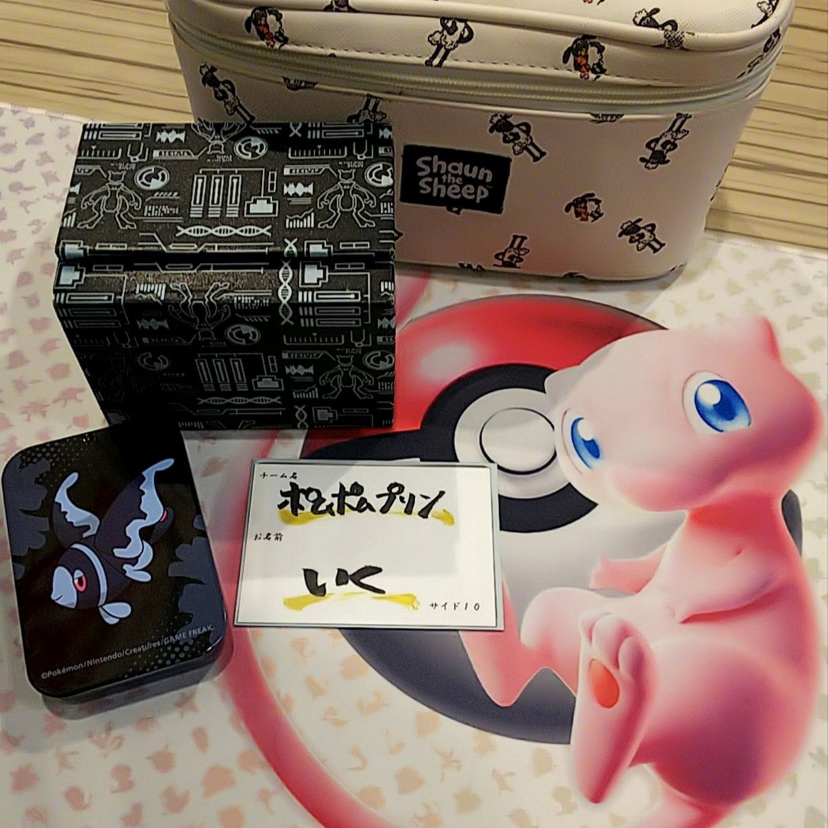 iku074153690's tweet photo. 昨日は特殊レギュポケカ
サイド10【サイドテン】に
旦那さんにつきあってもらってチーム参加してきた🐥

サイド10枚のポケカ難しかった🤣

対戦してもらった方、主催のぽんちゃん、お店のスタッフの方々
楽しい時間をありがとうございました✨

ぽんちゃんの手書きのネームカードが最高過ぎた🙆 https://t.co/sw9uClgSX6