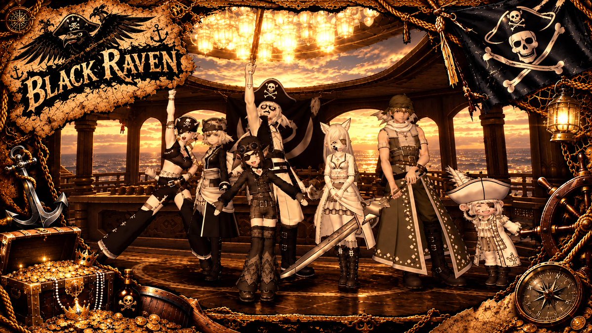 BLACK_RAVEN_dqx's tweet photo. 🏴‍☠️⚓️ BLACK RAVEN 初出港 ⚓️🏴‍☠️

いよいよ 7日――初出港だ！
《BLACK RAVEN》が海へと漕ぎ出すぜ🏴‍☠️🌊

乗船の予約は、まだまだ受付中！
遠慮なんざいらねぇ。

海賊にとっても初めて乗ってくれるお客さんは、大切な思い出になる。

最初の航海を一緒に刻もう

BLACK RAVENで待ってるぜ🏴‍☠️

#黒鴉_dqx https://t.co/mUmnJdafsC