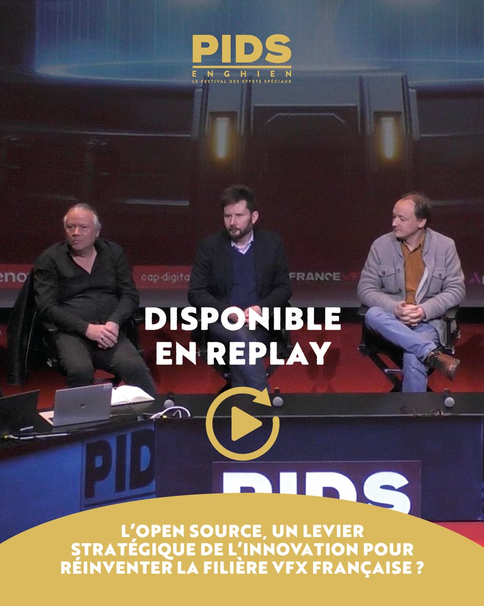 PIDSConference's tweet photo. Nouvelle conférence en replay !

🤩Table ronde : L’open source pour réinventer la filière VFX française ? avec @Inria, Les Fées Spéciales, The @mill_paris, @cgwirekitsu et Ficam
 !
👉Rdv sur notre Youtube pour (re)voir la conférence : https://t.co/vgO66WsSNU

Enjoy ! https://t.co/JhNM5RTcjK