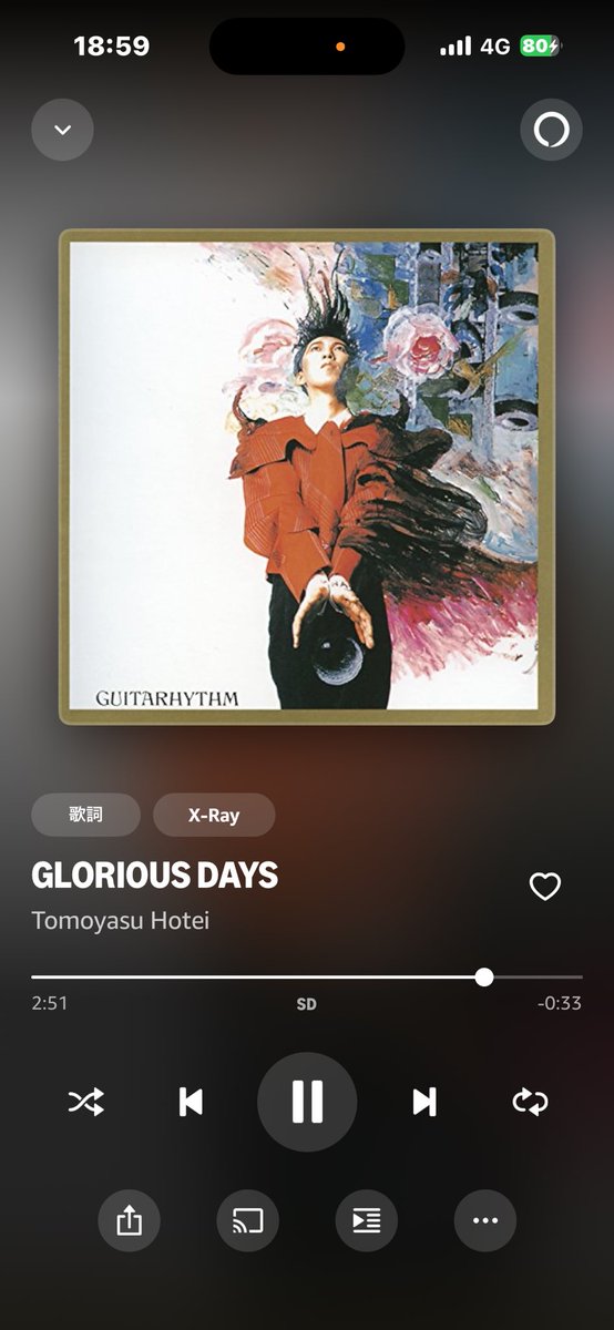 gondam1023's tweet photo. 今日は布袋寅泰1stソロアルバム『GUITARHYTHM』発売ってXで見かけたからこのアルバムからこちらを...
🎸♪̆̈♪¨̮♪̆̈♪¨̮♪̆̈♪¨̮
ギターに憧れ(ˊo̴̶̷̤⌄o̴̶̷̤ˋ)だしたのもこの頃だったなぁ✨️✨️
 #布袋寅泰
 #GUITARHYTHM
 #gloriousdays https://t.co/XS7uppVm2S