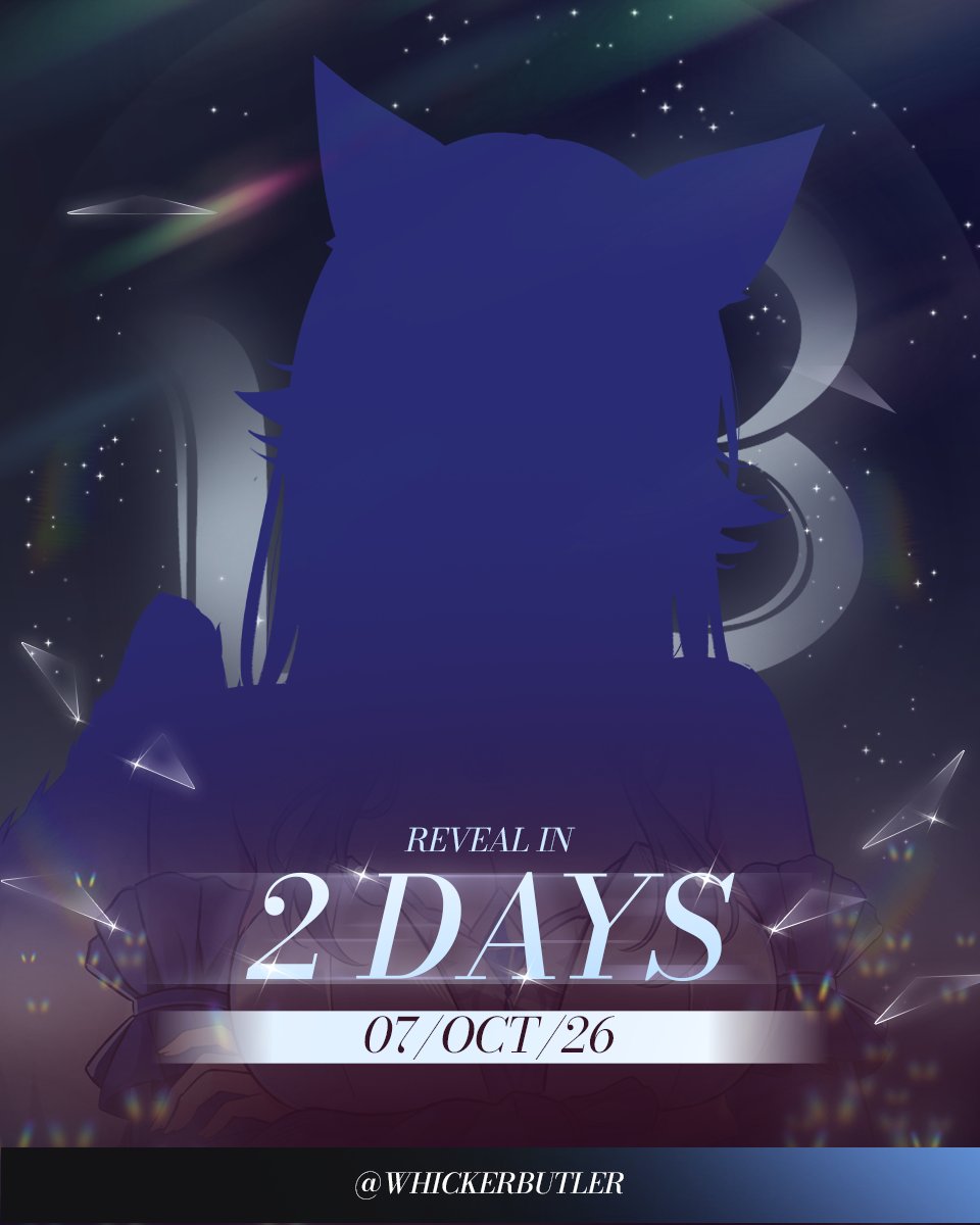 WhickerButler's tweet photo. 2 days to go! ✦

One more GEN 2 talent is getting closer!
Jangan lupa follow akunnya dan stay tuned ya! ✨

#zweilux #whickerbutler #gen2 https://t.co/fuHuoWDeEl