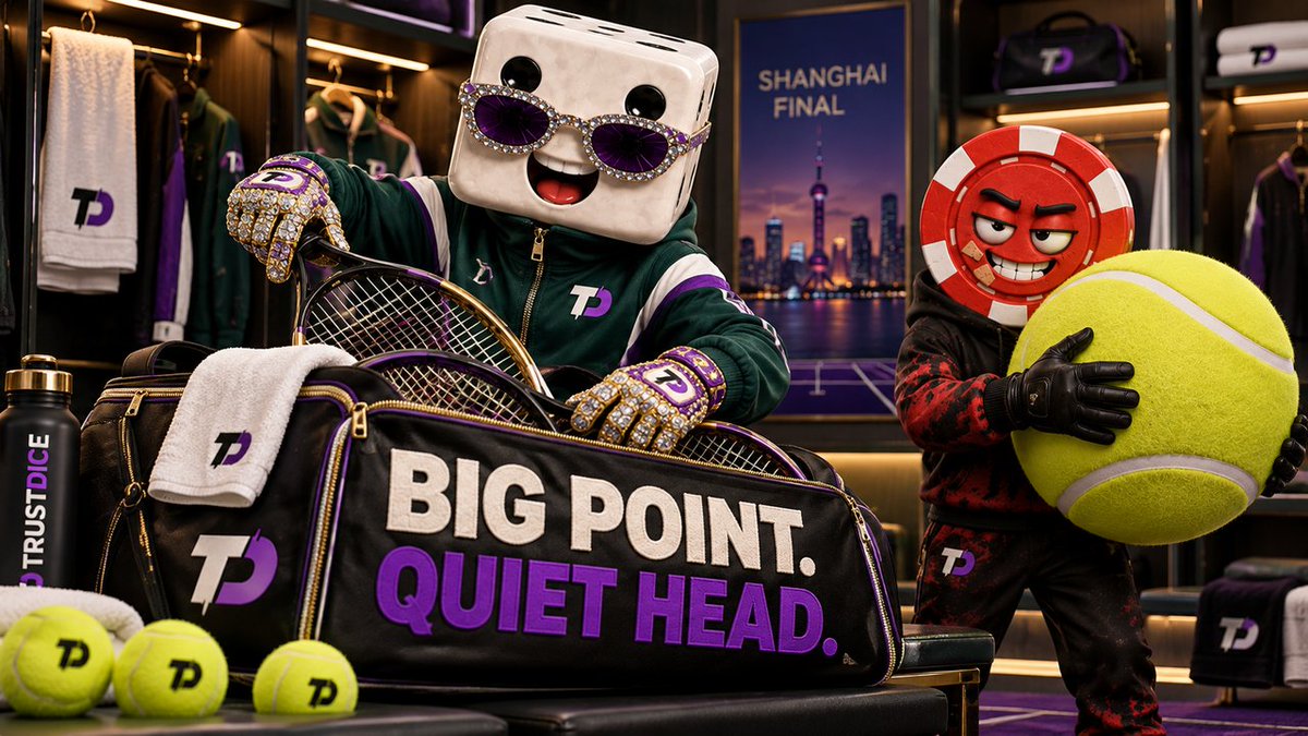 TrustDiceDave's tweet photo. Shanghai’s final is tomorrow. I’ll be calm right up until someone has a break point 🎾😅
🔗 https://t.co/AM9dR37tP0

What gets you first: watching your favourite serve to close a match, or watching them face break point? 👀 https://t.co/GyTYylrltQ