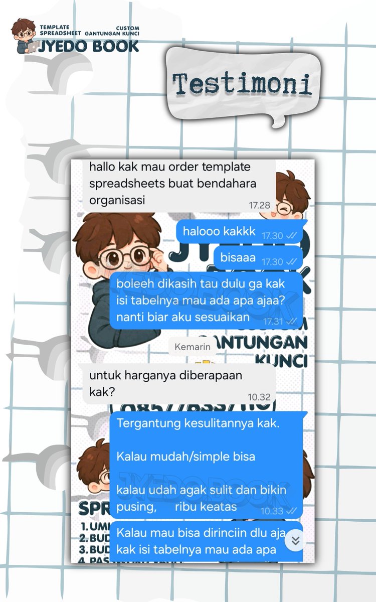 ajayyedobook's tweet photo. CUSTOM SPREADSHEET - Keuangan Organisasi, DONE!!
#zonauang #zonauangㅤ #bealanjaㅤ #jokiexcel #keuangan #jokitugas #jokiskripsi #googlesheet #jokitugaskuliah #jokitugasmurah #joki #jokikuliah https://t.co/3ssKOkwyw6