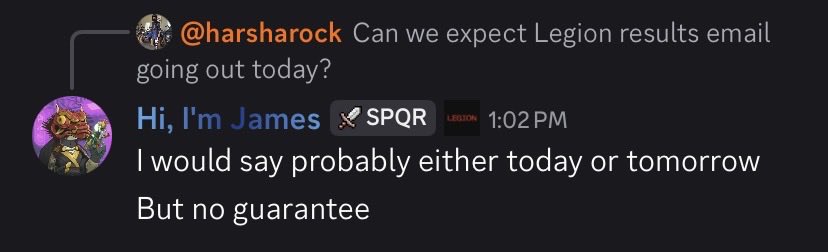 0xSamXBT's tweet photo. Legion team has confirmed that @jumperapp sale allocation will come out today or tomorrow but not guaranteed.
Please keep your eyes on your email 📩 https://t.co/mpSIjfUB6U