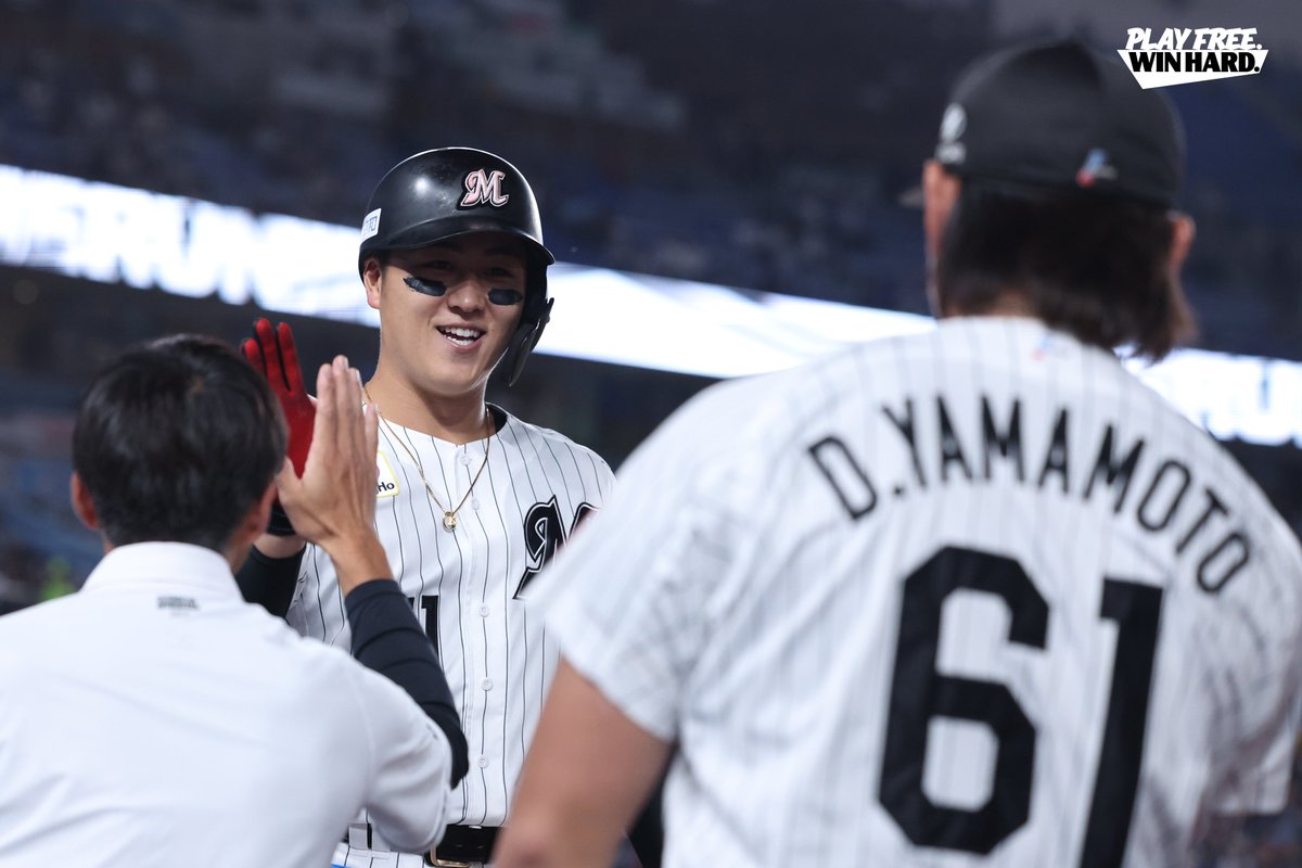 chibalotte's tweet photo. BACK-TO-BACK-TO-BACK GAMES！
#chibalotte #MarinesBaseball #MarinesHRs https://t.co/61Dm5JHURE