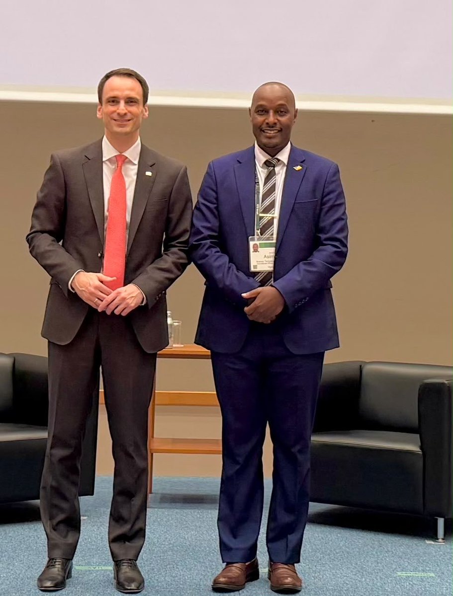 JonardPost's tweet photo. UPDATE: Hon. Eng. Jonard Asiimwe Akiiki joined White House science adviser Michael Kratsios at the 23rd STS Forum in Kyoto, Japan, for the launch of the Kyoto Vision for a Golden Age of Science, highlighting global cooperation in science, technology and innovation. https://t.co/j1rYg5LlPL