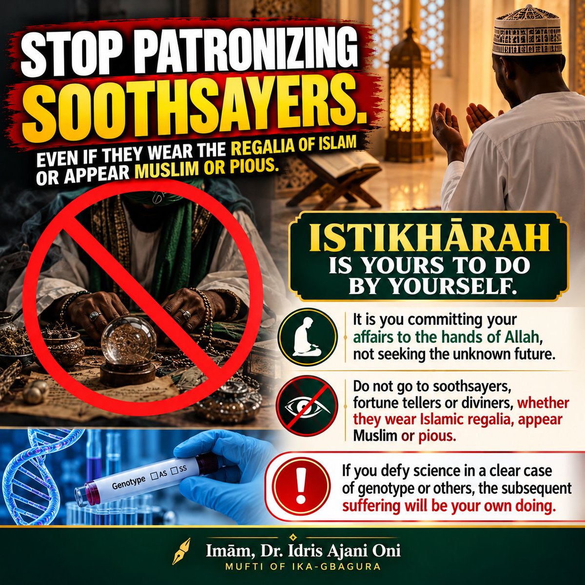 IdrisAOni1's tweet photo. Share it to all Muslims https://t.co/gCSmfnbihJ