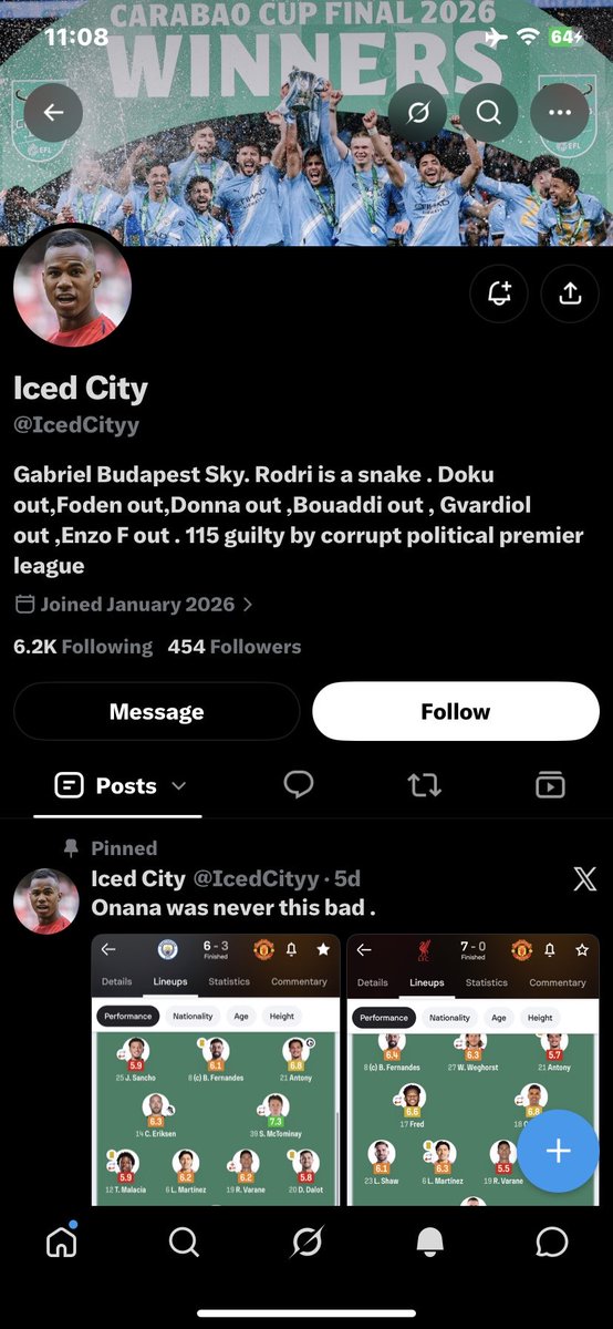Timilehin_cfc's tweet photo. @IcedCityy @UtdHarvey37 @badasskachii @Nuel006 You want to compare Ronaldo’s achievements to Rodri’s?? 😹😹
Same Rodri you called a snake 😂 😹😹

Bro, whatever makes you happy. Peace ✌️ https://t.co/s9QvBf94Bq