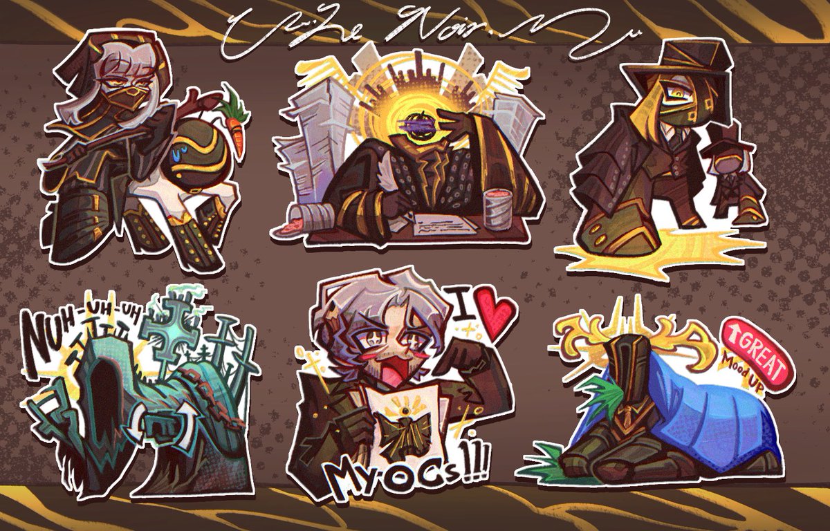 tfh_arts's tweet photo. Le Noirlings sticker designs…👢🌟

#LimbusCompany https://t.co/kx6LwWdjTf