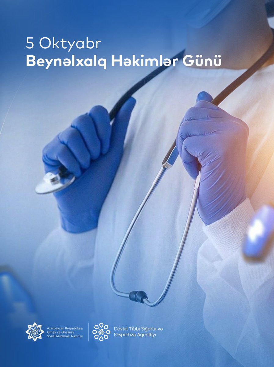 dtseagovaz's tweet photo. 🩺 Hər il oktyabr ayının ilk bazar ertəsi günü Beynəlxalq Həkimlər Günü kimi qeyd olunur.
Bu münasibətlə fədakar həkimlərimizi təbrik edir, onlara müqəddəs və məsuliyyətli işlərində uğurlar arzu edirik! ❤️
#ƏƏSMN #DTSEA #Tibb #HəkimlərGünü https://t.co/aAH3pNFg4H