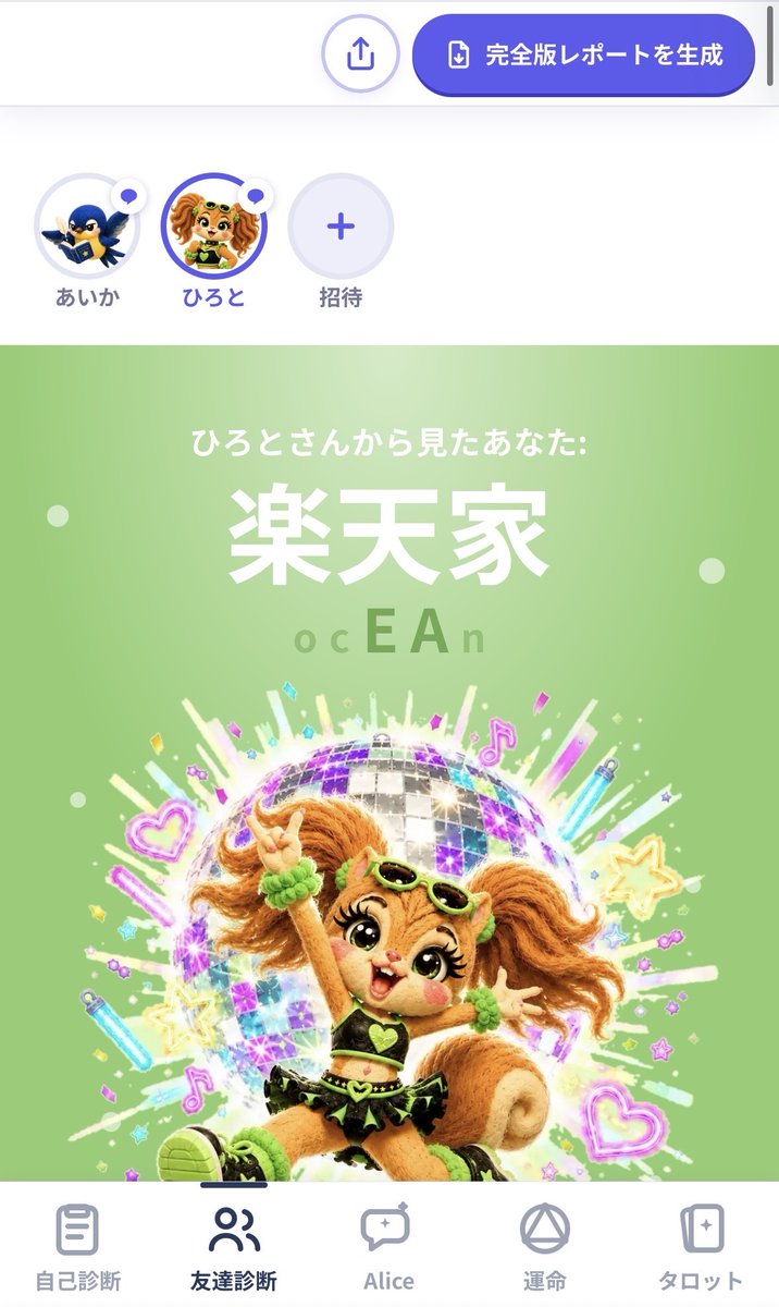 michi____u's tweet photo. 最近流行っている「ワタシのトリセツ診断」をしてみた！

友達からの診断で自己分析のズレを認識できるのは面白い。

みんなは何タイプだった？