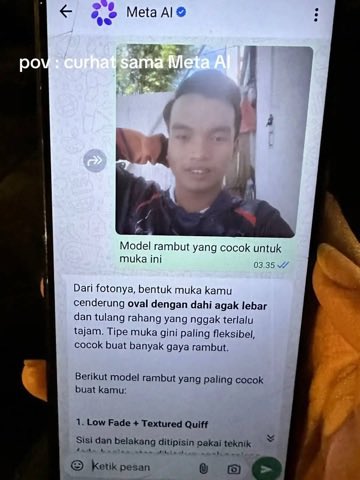 sosmedkeras's tweet photo. Jangan curhat sama AI deh.😭😭😭 https://t.co/luegdZZOXB