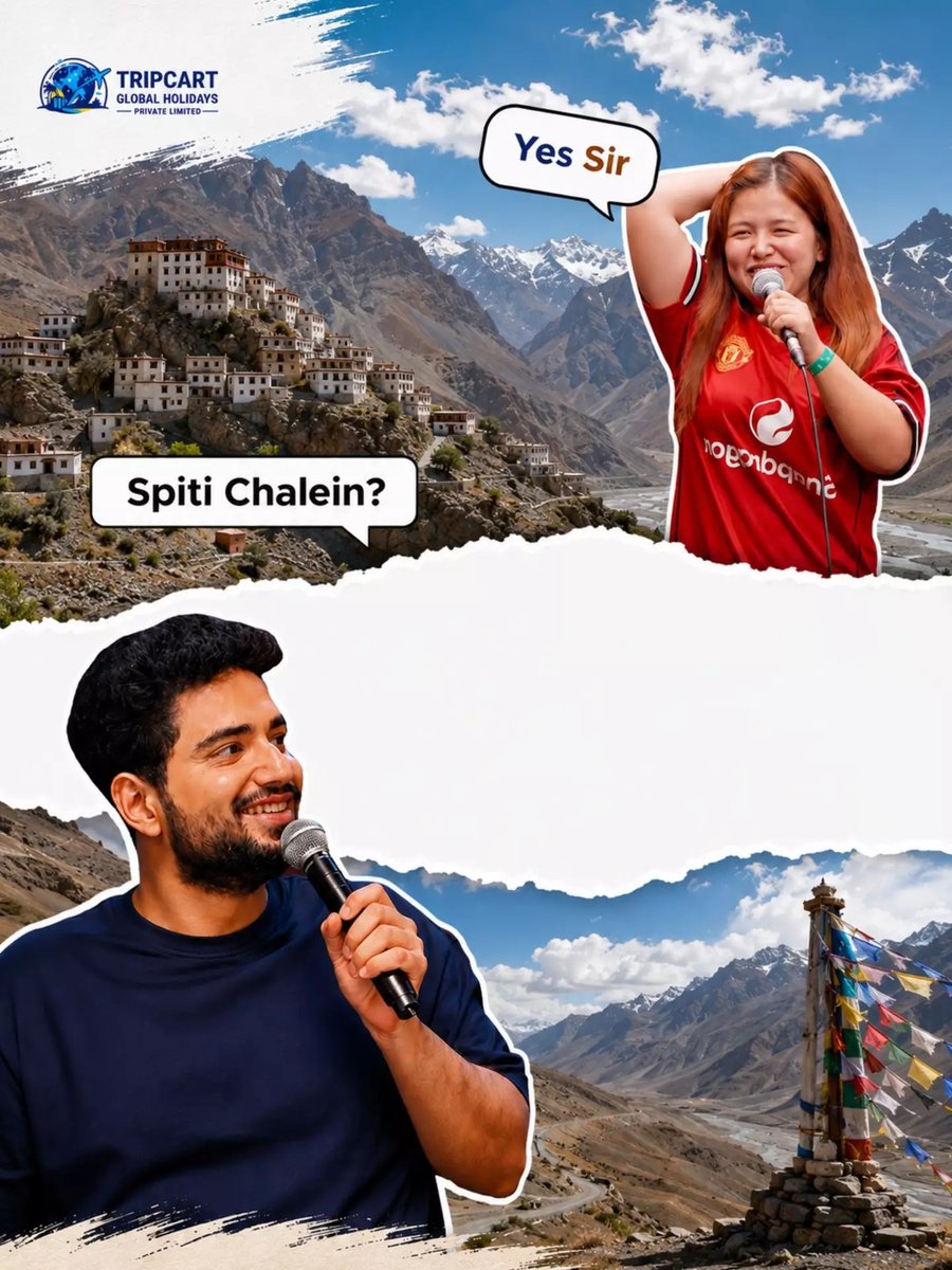 TAMIRISYasmin's tweet photo. Explore Spiti, Ladakh &amp; Udaipur on a budget with Tripcart. Pack your bags, make unforgettable memories, and let the adventure begin. DM us for dates and bookings. https://t.co/xPyFzlvBoH