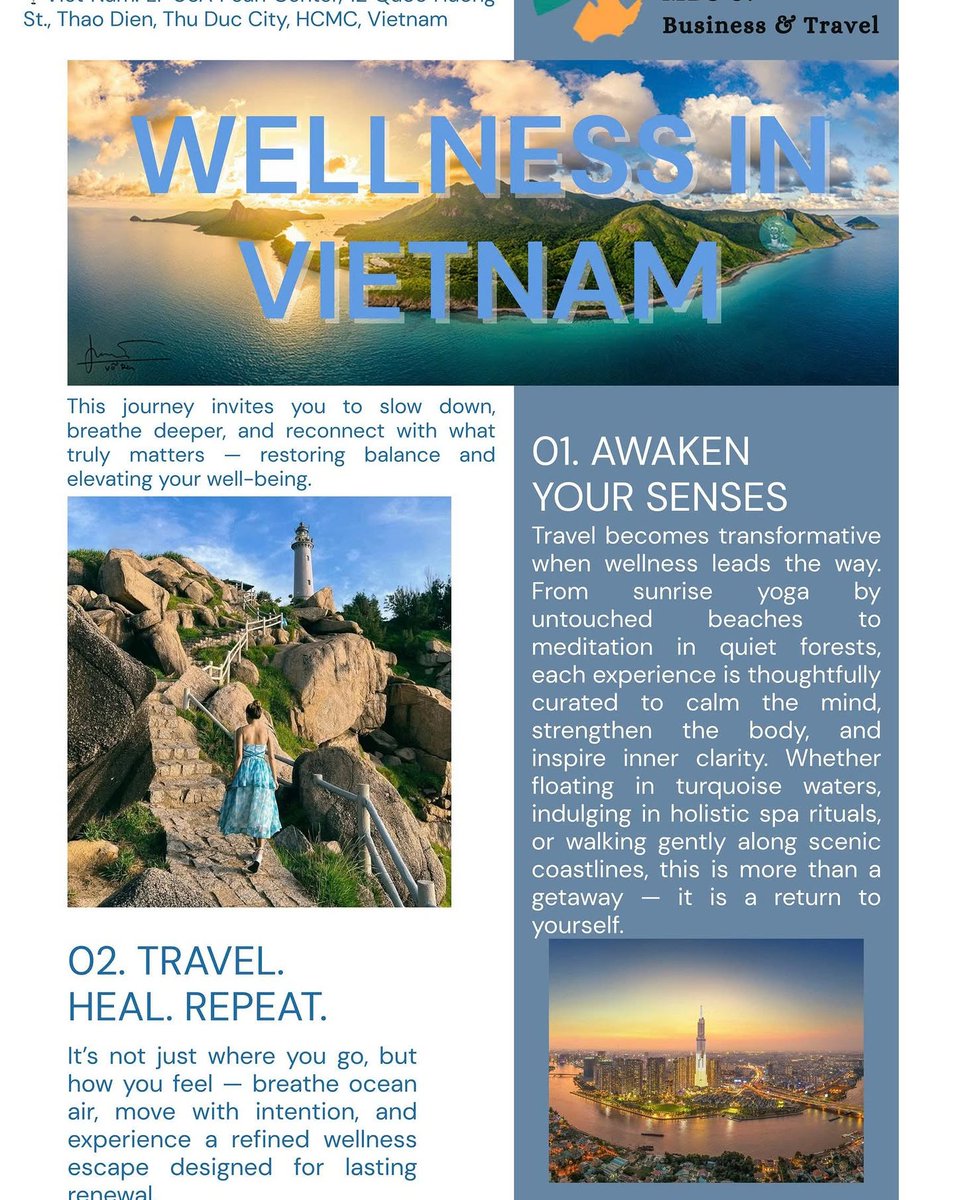 Elb36's tweet photo. Wellness in Vietnam: Travel, heal, repeat. Slow down, breathe deeper, and reconnect through sunrise yoga, mindful meditation, coastal walks, and holistic spa rituals. More than a getaway, it’s a return to yourself. https://t.co/USxmJiAaZH