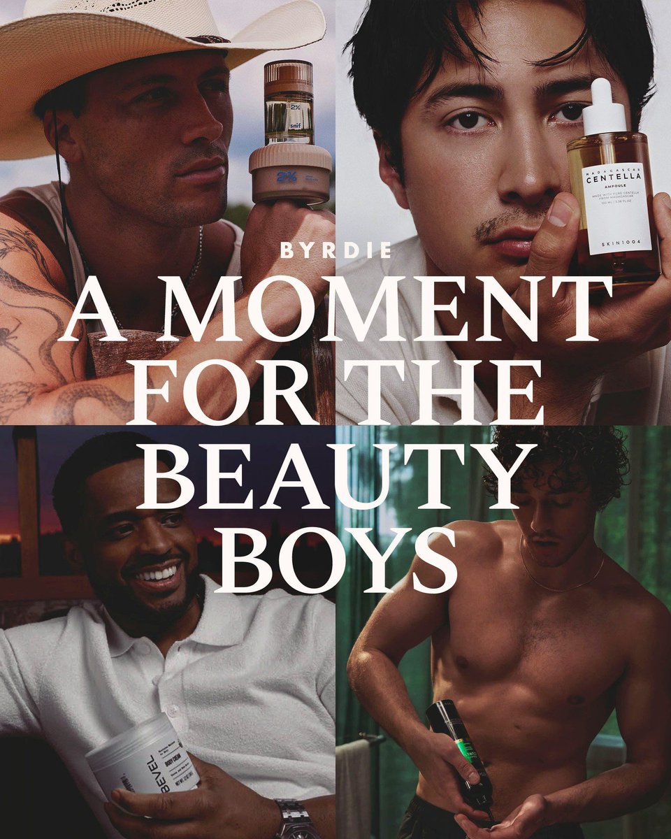 HvdsonWilliams's tweet photo. A moment for the beauty boys ✨️

[ via byrdie | IG ] https://t.co/tYEZxHfcLe