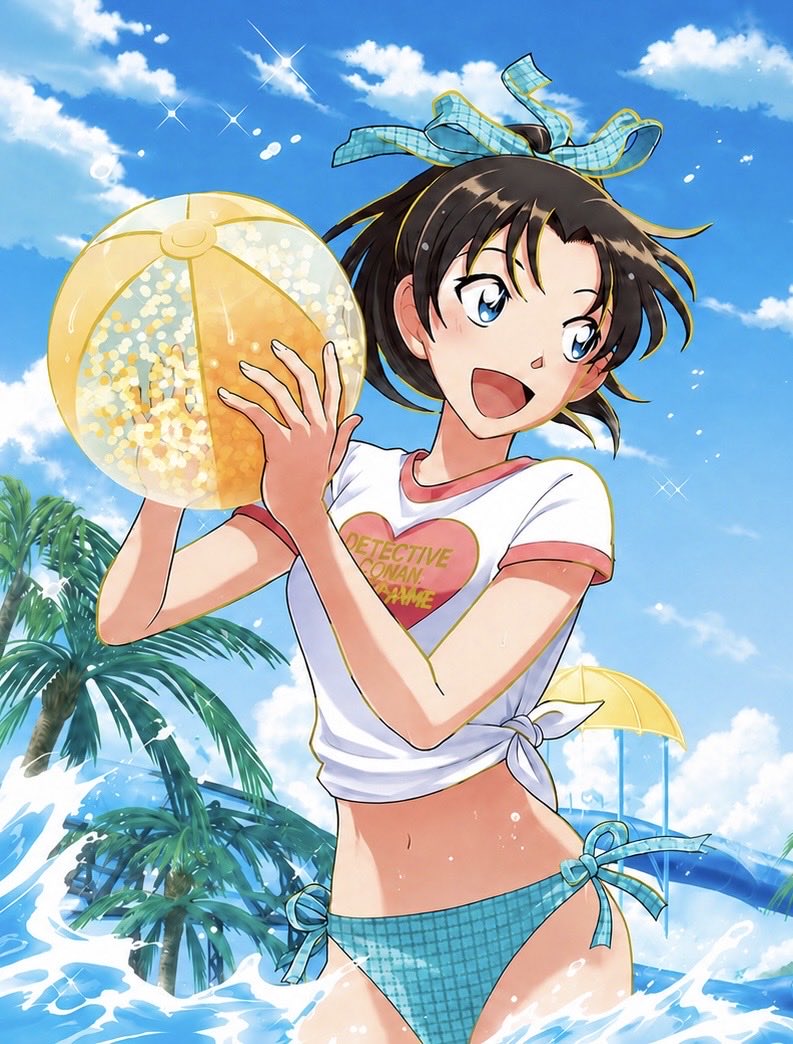 prdxhyper99's tweet photo. 水着が似合うのは蘭だけじゃないからね💕

ビーチに和葉がいたら絶対犯す💕こんなにエロ可愛い顔と身体なのにビキニを選択してる時点でレイプにならないよね💕 https://t.co/LdHG30Swe5