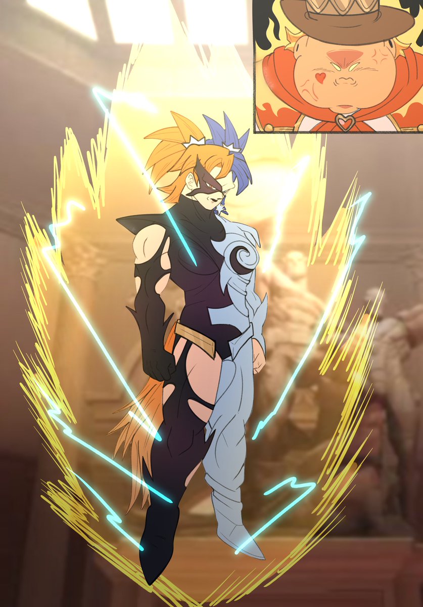mesquix's tweet photo. “ And this.. Is Legendary Skin 3. “ (Im going to hell for this) https://t.co/SpD6jZrvaF