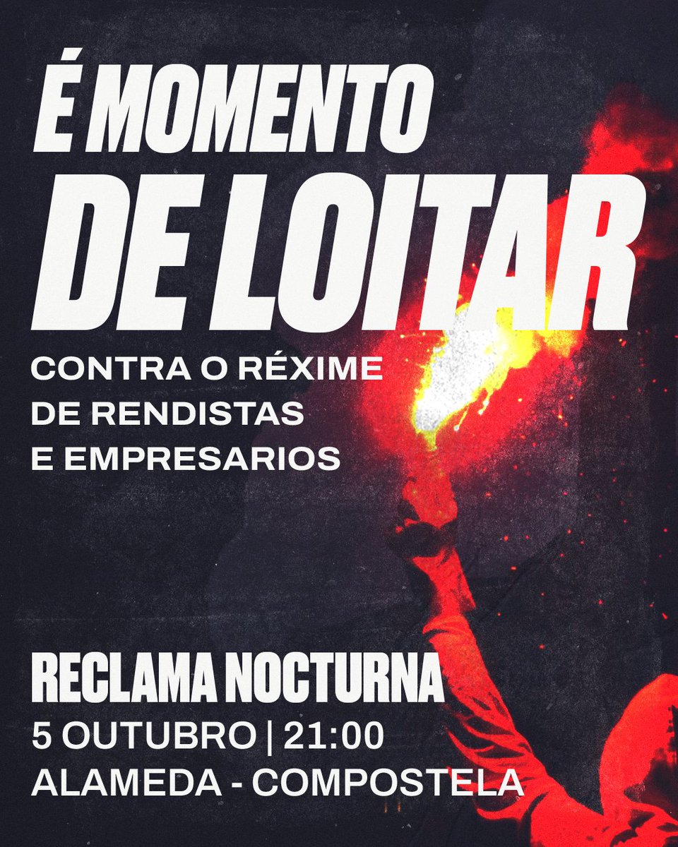 CMSocialista_'s tweet photo. Chamamos a todas a saír ás rúas as 21h en Santiago de Compostela.

Contra o seu réxime de rendistas e empresarios.
É momento de loitar! https://t.co/LSZsZR9PPN