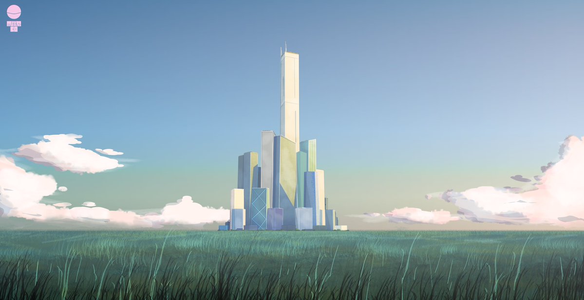 MEEBCOMPANY's tweet photo. Had a dream a while ago where I found a place called "The city of Windows", thought I'd draw it.

#digitalart #backgroundart #art #artmoots #city https://t.co/t30rQUibE0