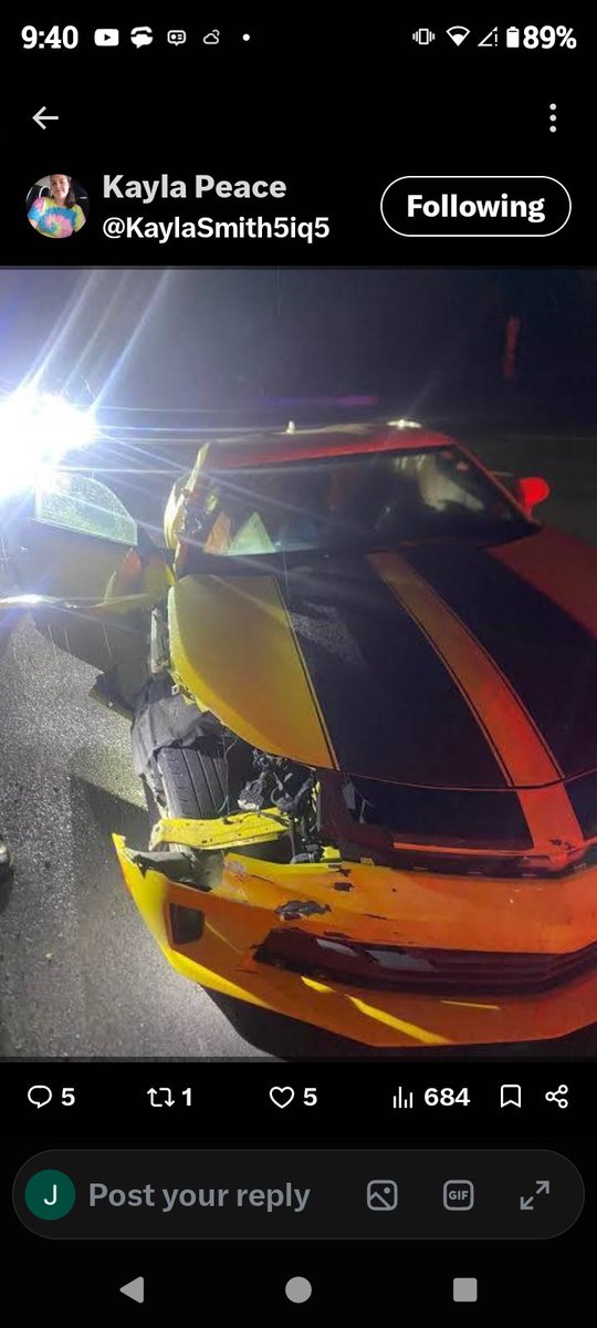 John63Wtf's tweet photo. @KaylaSmith5iq5 Strange that your accident was identical to this guy's wreck over a year ago???
What was your comment about fake people? 😒😑 https://t.co/6PwzmvMREX