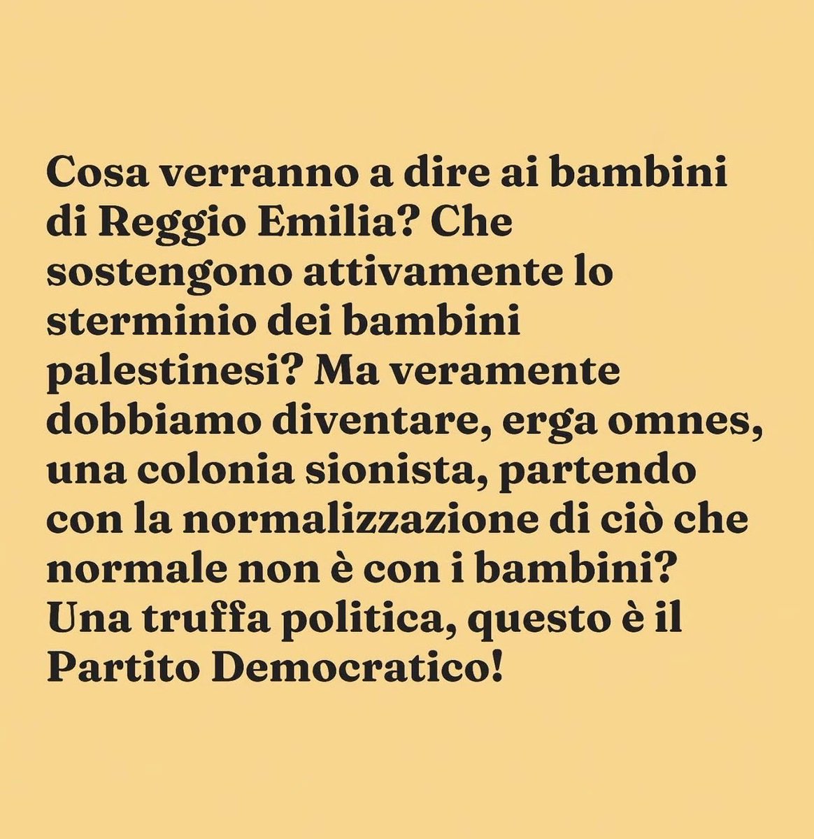 redroby5's tweet photo. Leggete e fate diventare virale. 
Reggio Emilia oltre al #boscoOspizio invita dirigenti israeliani
@gius_salamone90 @ReggioChild che delusione https://t.co/th2fVH8Xcm