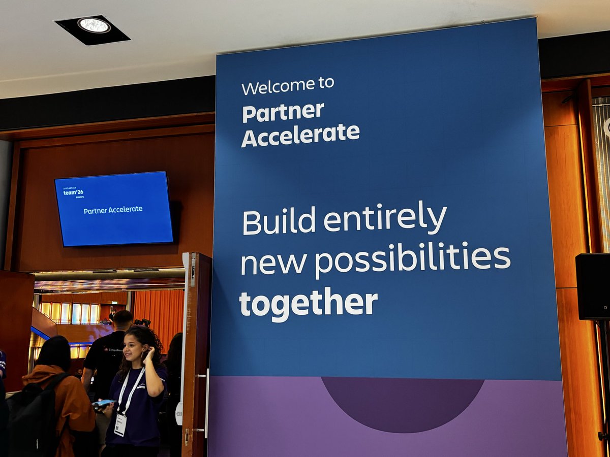 excentia's tweet photo. ¡Ya estamos en Ámsterdam para el @Atlassian Team ’26 Europe!

El equipo de excentia arranca el primer día con Partner Accelerate.

Hugo, John y Belén nos irán contando las novedades. ¡Atentos!

#AtlassianTeam26 https://t.co/8ARCHBL7TG