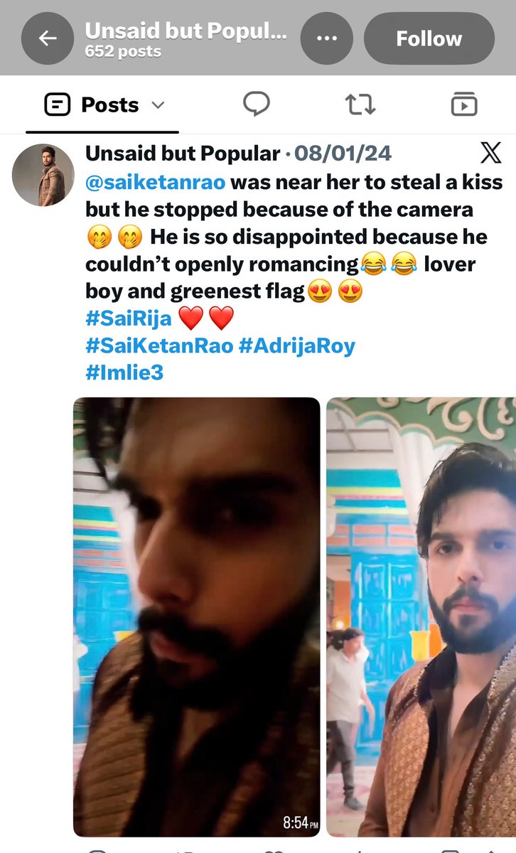 ivutrue's tweet photo. #saishi  While scrolling through the Tamarind hashtag, I came across a post about his closeness with her. This led me to an account where so many posts related to both of them were shared. I stumbled upon this video and watched it so many times. https://t.co/CI60dxdRUk