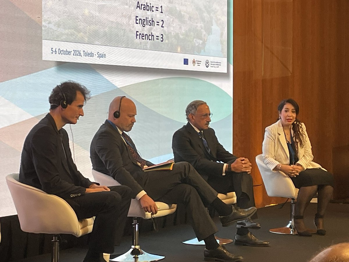 AlejandraORF's tweet photo. @CCOO #Espagne participons aujourd’hui et demain au 6e Forum du dialogue social de l’Union pour la Méditerranée @UfMSecretariat à Tolède, pour défendre un dialogue social fort et davantage de droits sociaux et du travail sur les deux rives de la Méditerranée. https://t.co/h0pgo8ccrI