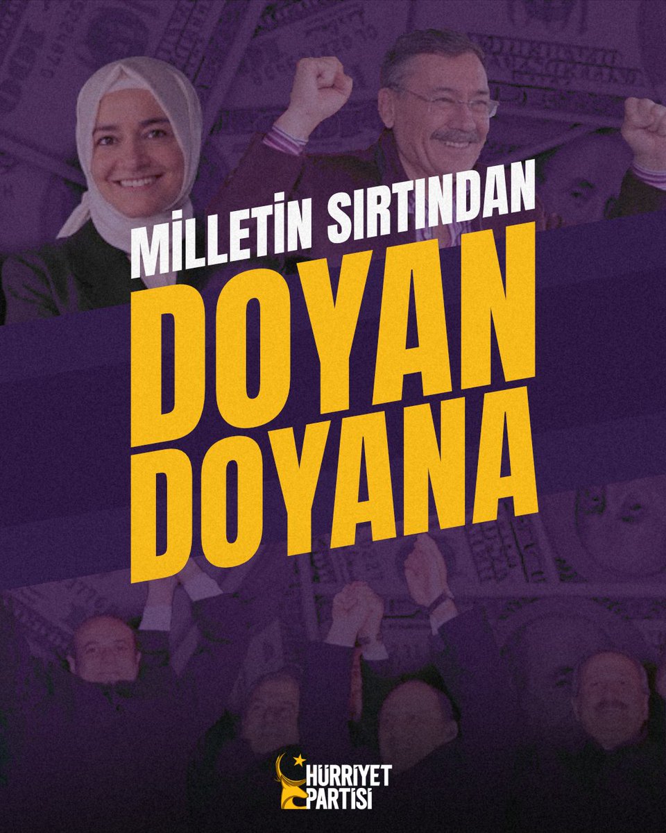 HurriyetPartiTr's tweet photo. Memleketimizin dürüst ve çalışkan vatandaşları,

Türkiye’de ne yazık ki sizinle aynı dertleri paylaşmayan, aynı hukuka tâbi olmayan seçkin bir zümre bulunmaktadır.

Suyun başını tutan AKP zenginlerinin de dahil olduğu bu zümre sizin dertlerinizle dertlenmemekte, bilakis sizin geçim derdiniz onların servetlerini oluşturmaktadır.

En son vurgununu borsada işlem gören fonlar üzerinden yapan bu zümre, Türkiye’deki ikili hukuk sisteminin asla kaybetmeyen tarafında yer almaktadır.

Bizler ise Hürriyetçiler olarak AKP seçkinleri tarafından hayatın her alanında daima kaybetmeye mahkum edilen sıradan vatandaşların tarafındayız ve hatta o vatandaşların bizzat kendileriyiz.

AKP seçkinlerinin sıradan vatandaşları mahkum ettiği bu kaybedenler kulübünün bir parçası olmayı reddediyoruz.

Bizleri yoksulluğun, yolsuzluğun ve hukuksuzluğun hüküm sürdüğü bu düzene müebbet mahkum edenlere karşı dimdik ayakta duruyoruz.

Bu topraklarda ilelebet hür yaşamak isteyen tüm vatandaşlarımızı Hürriyet Partisine davet ediyoruz.