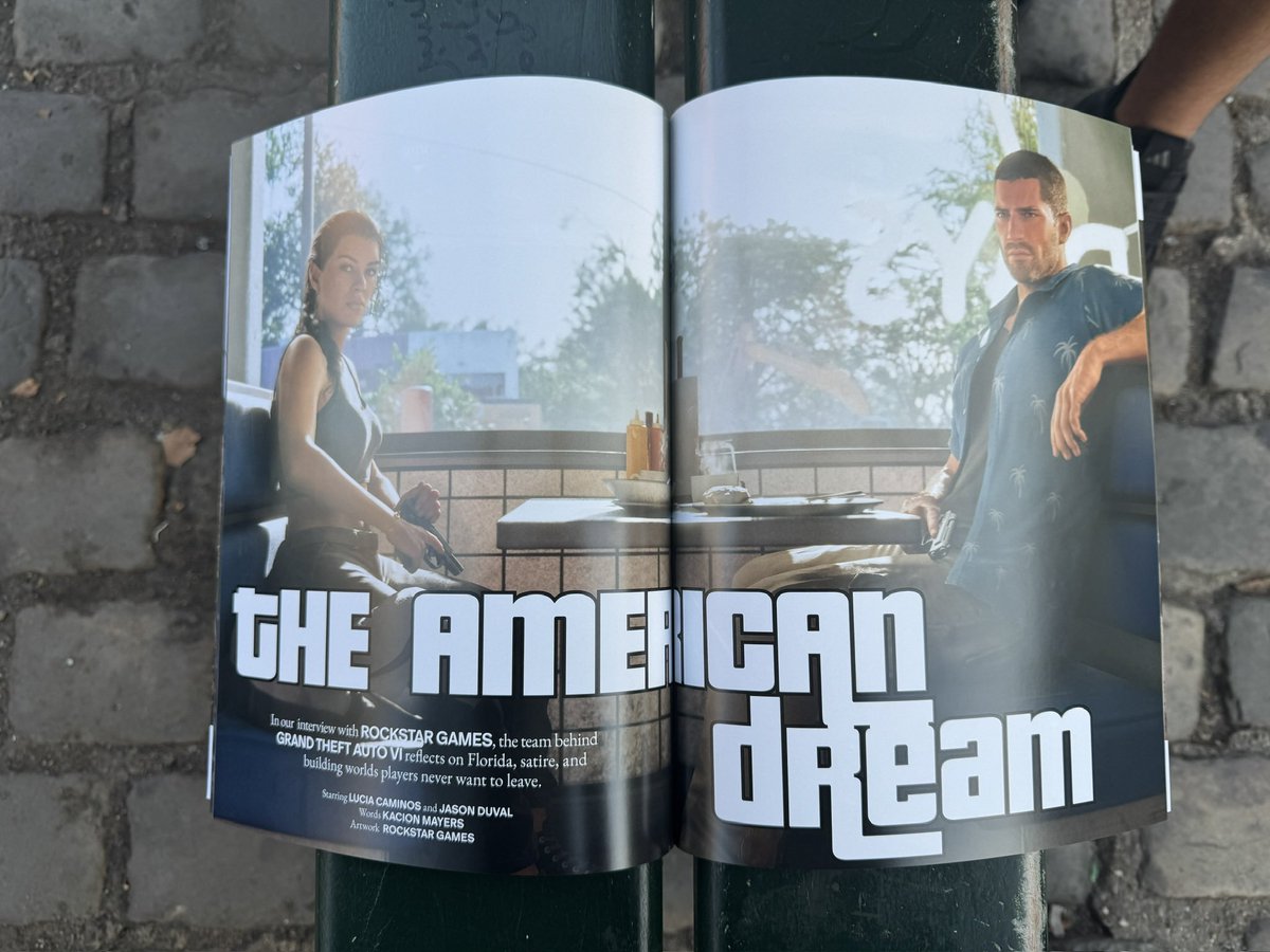 ViceCity_Media's tweet photo. We weren’t ready for this. 

GTA VI LOVE Magazine looks insane. 

Credit: @videotech / Ben https://t.co/ckPT7AwmJo