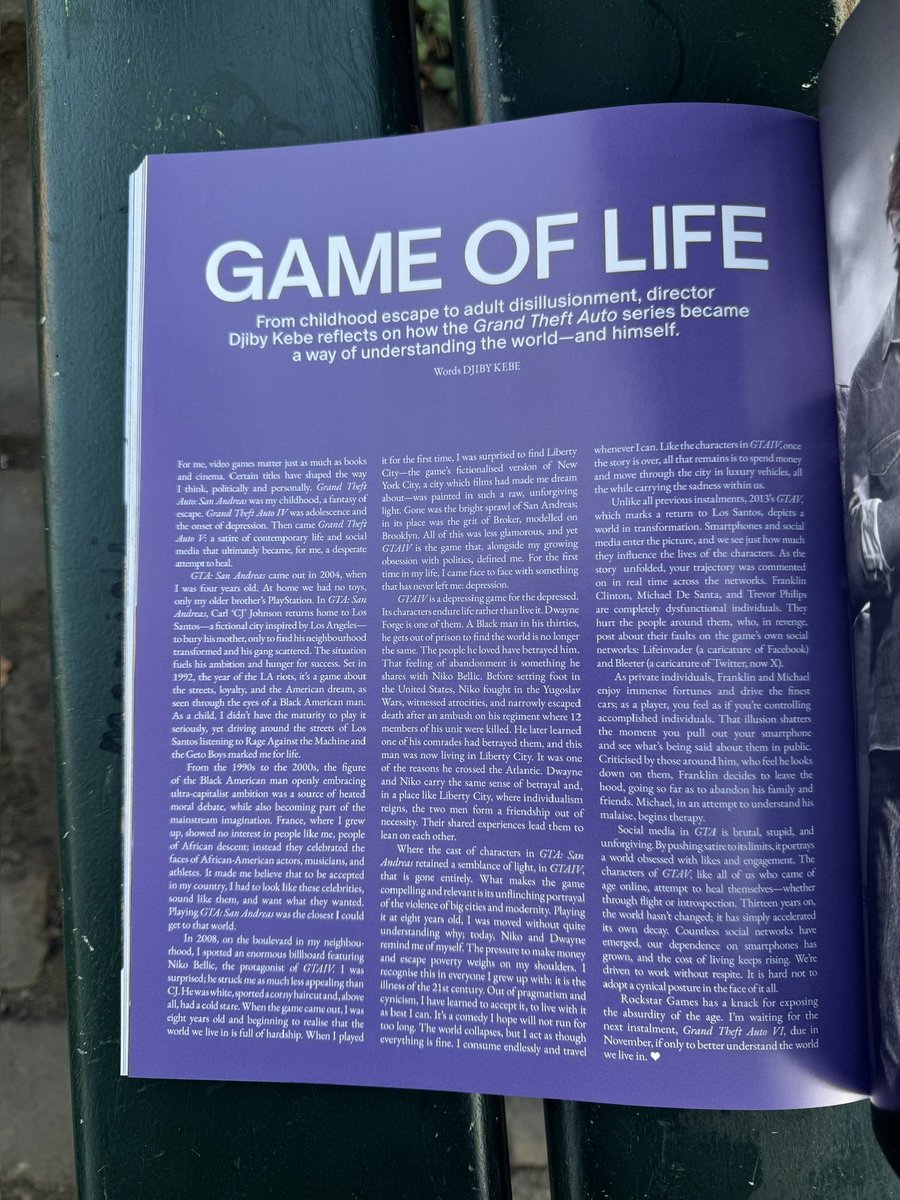 ViceCity_Media's tweet photo. We weren’t ready for this. 

GTA VI LOVE Magazine looks insane. 

Credit: @videotech / Ben https://t.co/ckPT7AwmJo