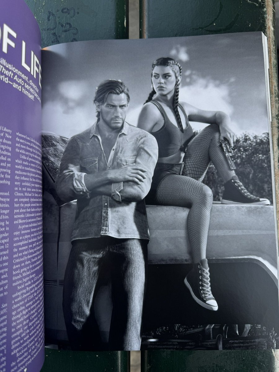 ViceCity_Media's tweet photo. We weren’t ready for this. 

GTA VI LOVE Magazine looks insane. 

Credit: @videotech / Ben https://t.co/ckPT7AwmJo