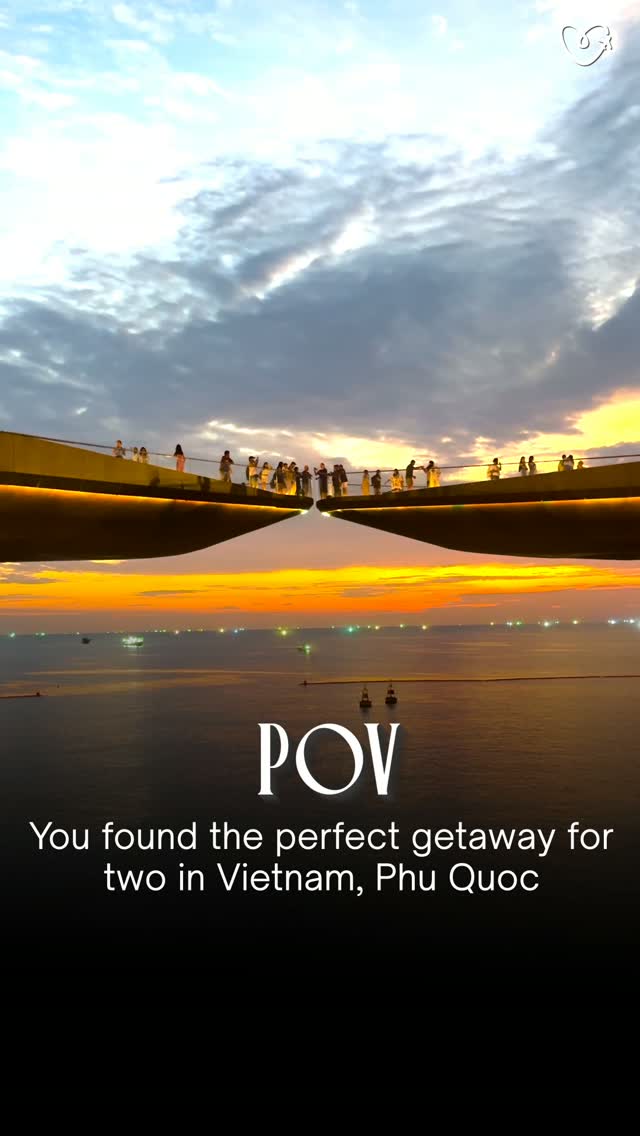 1974Selami's tweet photo. POV: You found one of Phu Quoc’s prettiest spots. Kiss Bridge at sunset just hits different—beautiful views, a gentle breeze, and a place you never want to leave. https://t.co/sYpHdHVSj7