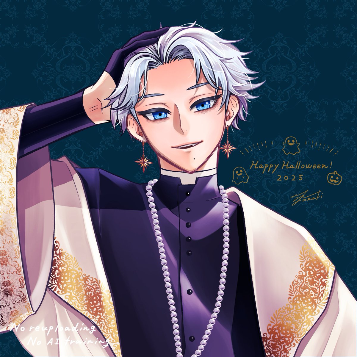 corleonis_ad's tweet photo. 🎃去年のハロウィンイラスト🎃
ミスト→神官さま⛪️ https://t.co/wXOVUiuuDg