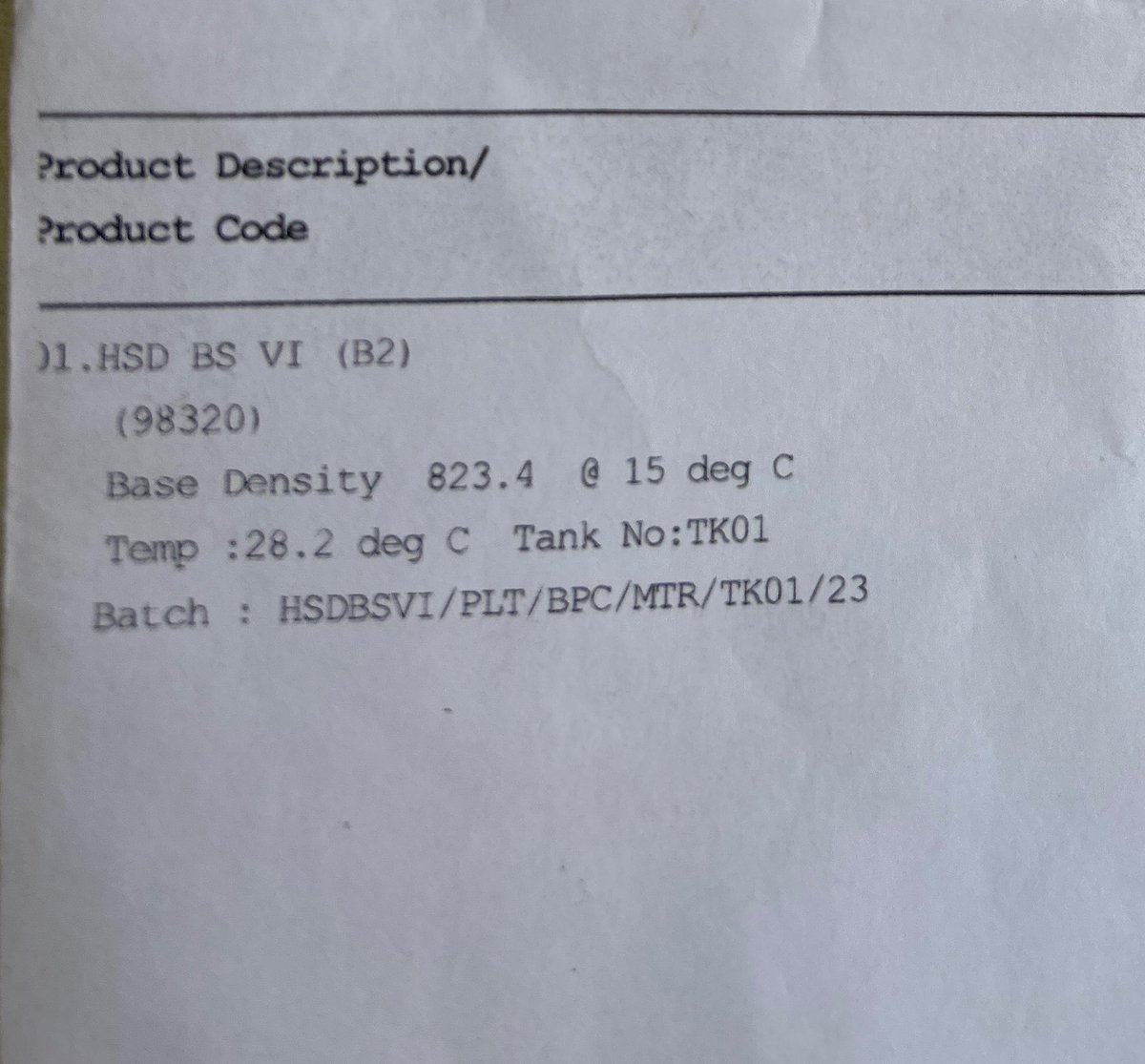 HemantSirohi1's tweet photo. A critical compliance question for OMCs & authorities:

If MDG places responsibility on the dealership to verify blending parameters, how is a dealer expected to independently verify the prescribed blending percentage in HSD (Diesel), particularly where blending is carried out upstream?

With HSD now referring to B2 blending, what approved testing method, equipment, sampling protocol and permissible limits are prescribed for dealers?

Accountability must be matched with a clear, scientifically verifiable mechanism.

@IndianOilcl @BPCLimited @HPCL @PetroleumMin 
@Secretary_MoPNG @ChairmanIOCL @CMD__HPCL @cmdbpcl @HardeepSPuri