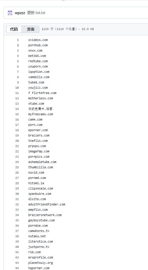 denziideng's tweet photo. 韩国一哥们，本想阻止自己戒掉网络色情....

结果给全网做了一份传说级看片清单😭🤣

他辛苦整理出 1119个“危险网站”，并传到 GitHub 上，

并好心劝大家一起来戒撸戒色情，真的煞费苦心！

可谁曾想：这份好心，竟立刻变成兄弟们的打卡清单。

无心插柳的福利啊，这哥们也算是写进史册了。

不建议再去点��了哈！👇

🔗 https://t.co/Ch8DaR8VTG

#看片 #免费