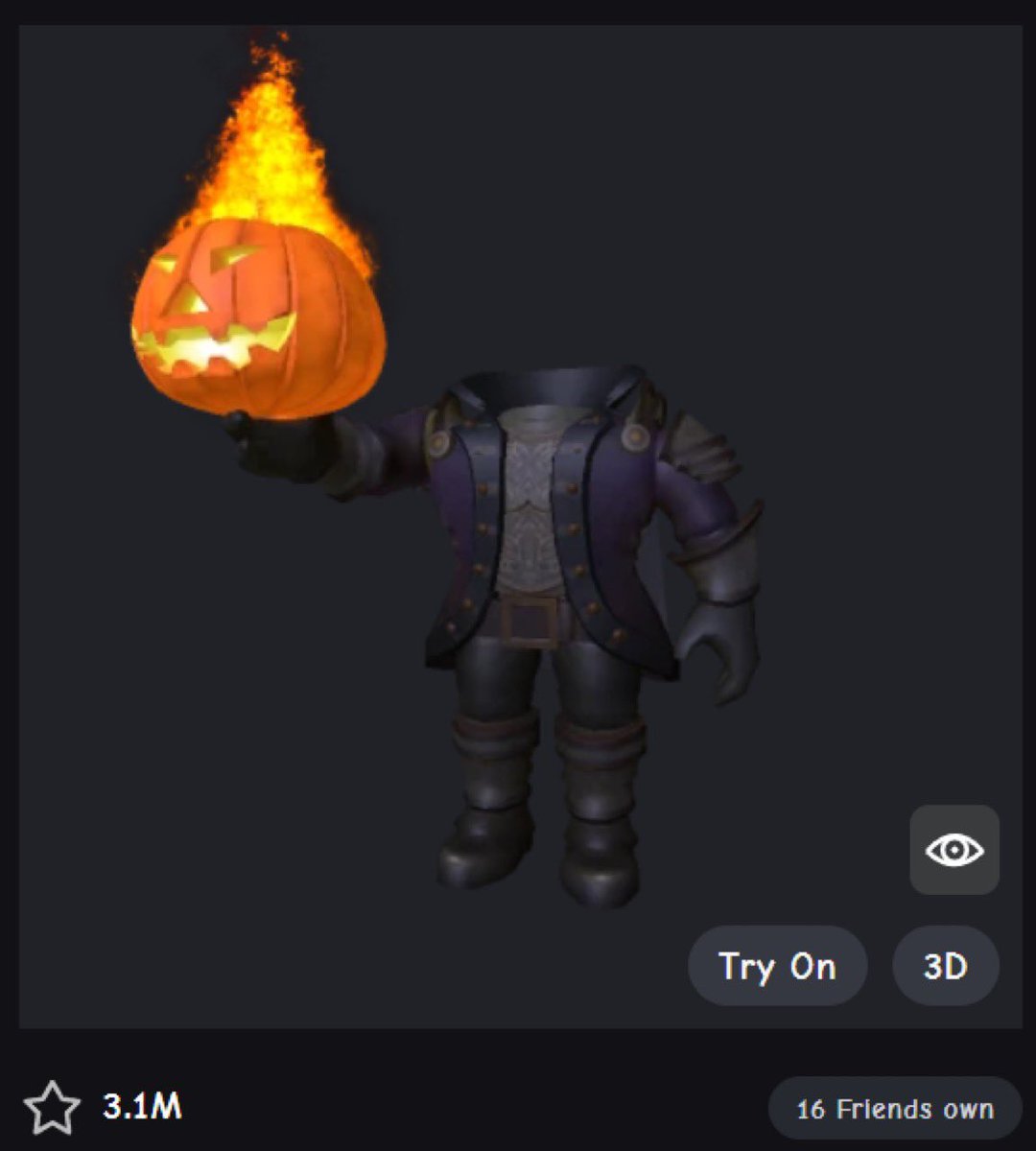 JevontaeYT's tweet photo. Headless Horseman Giveawayy!
6 winners! Requirements:
*O-Follow: @JevontaeYT 
9 O- Like + Retweet 90
- Join group: https://t.co/wFYQuvwedX
Follow Me On Roblox
Post proofs below plss! ending on 12th oct https://t.co/juDXlWNeoj