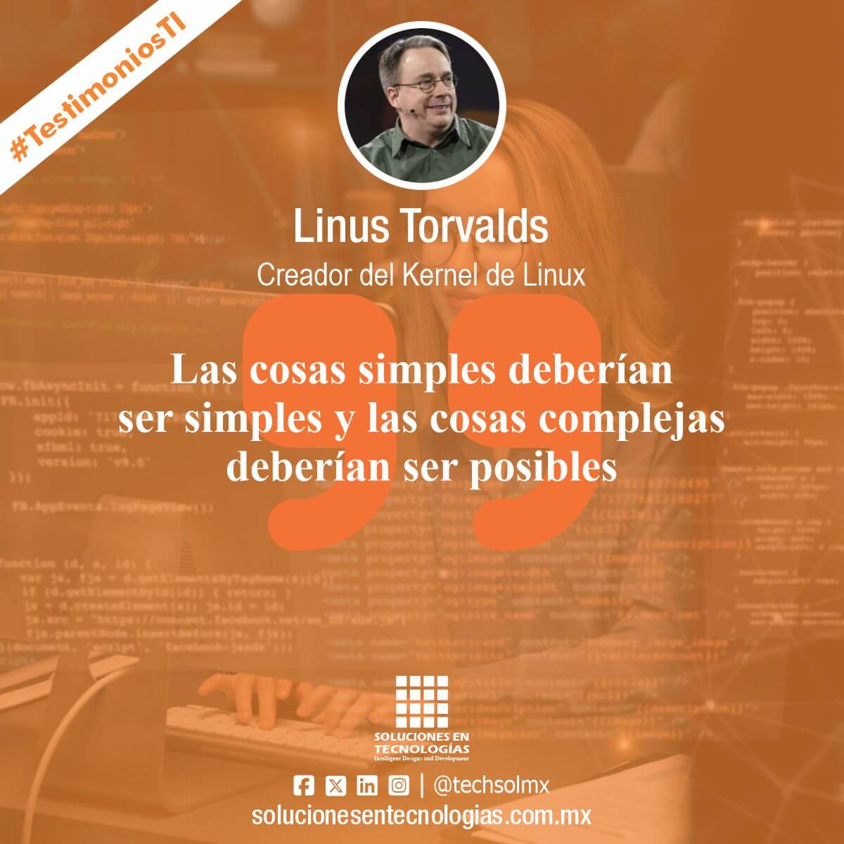 techsolmx's tweet photo. «Si Microsoft alguna vez lanza una aplicación para Linux, significa que he ganado». Linus Torvalds, Creador del Kernel de Linux. Ver más: https://t.co/ofHj3WOieN

Síguenos en Facebook | Twitter | LinkedIn | Instagram: @techsolmx

#SomosSoluciones #TestimoniosTI #LinusTorvalds https://t.co/FSMAndNFHl