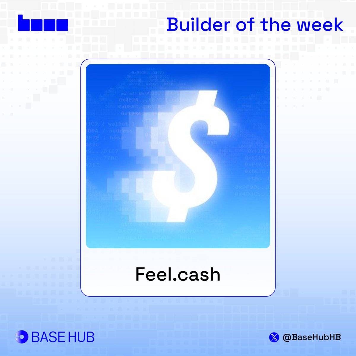 BaseHubHB's tweet photo. Builder of the week: @feeldotcash

Memestocks are getting real traction on Base.

@iPodAAPLc and @MeatMETAc stand out among the top memestocks on Base, pairing internet culture with tokenized Apple and Meta stock.

The platform processed $20M+ in total onchain volume since launch, while creators earned $105.7K across 2,782 confirmed payouts.

- IPOD has paid nearly $30K in Apple stock rewards to holders.

- 25% of protocol revenue now goes to IPOD buybacks.

- Around 6% of AAPLc’s onchain Base supply sits in the IPOD market.

- Creators can launch a coin against any tokenized stock and send 100% of creator fees to any X account.

Trading volume, stock rewards, creator payouts, and new stock pairs are all running through Base memestocks.