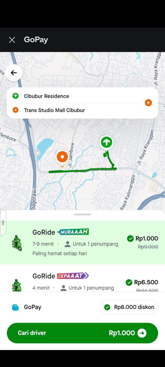 mhnja_'s tweet photo. Gojek Mulai 1000 DiGoPay 👀✨ lumayan banget buat yang lagi cari promo perjalanan atau layanan Gojek. Jangan lupa cek detail promonya dulu ya! https://t.co/dW8Z7M9Vmx