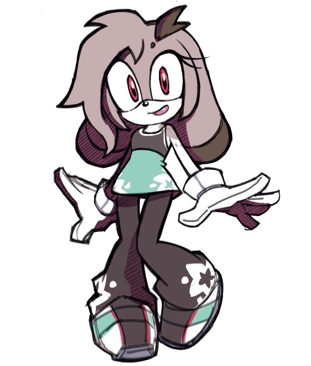 ProfessorOfSass's tweet photo. Haven’t drawn in a bit so I attempted to draw my sona in the sonic riders style ! https://t.co/AsJtXydX8z