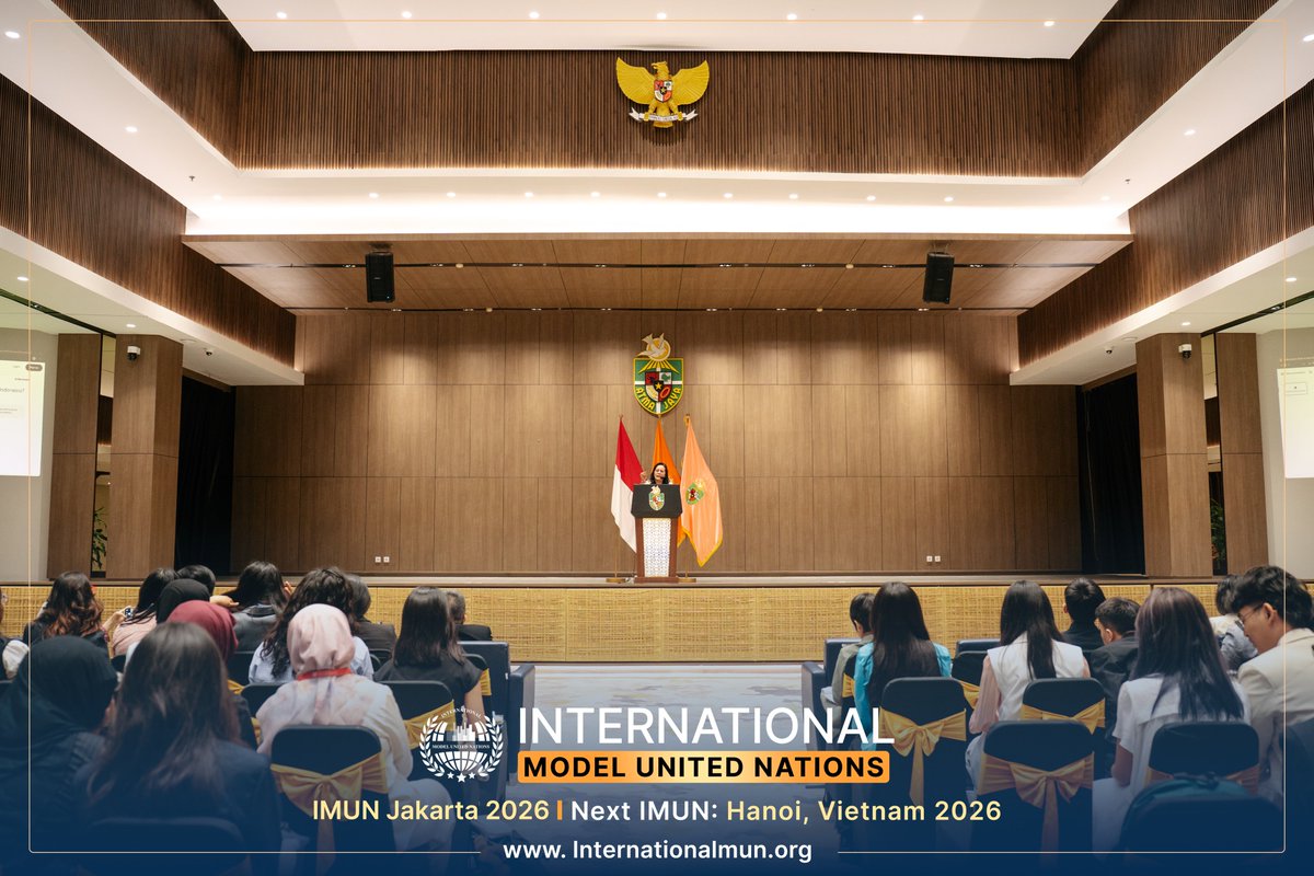 imunofficial's tweet photo. ๐โจ IMUN Jakarta 2026 united 200+ delegates for 3 days of diplomacy, leadership & global connections! ๐ฎ๐ฉ Missed it? Join IMUN Manila, Nov 26โ28 #IMUN #ModelUN #YouthLeadership https://t.co/qpMluQGYsF