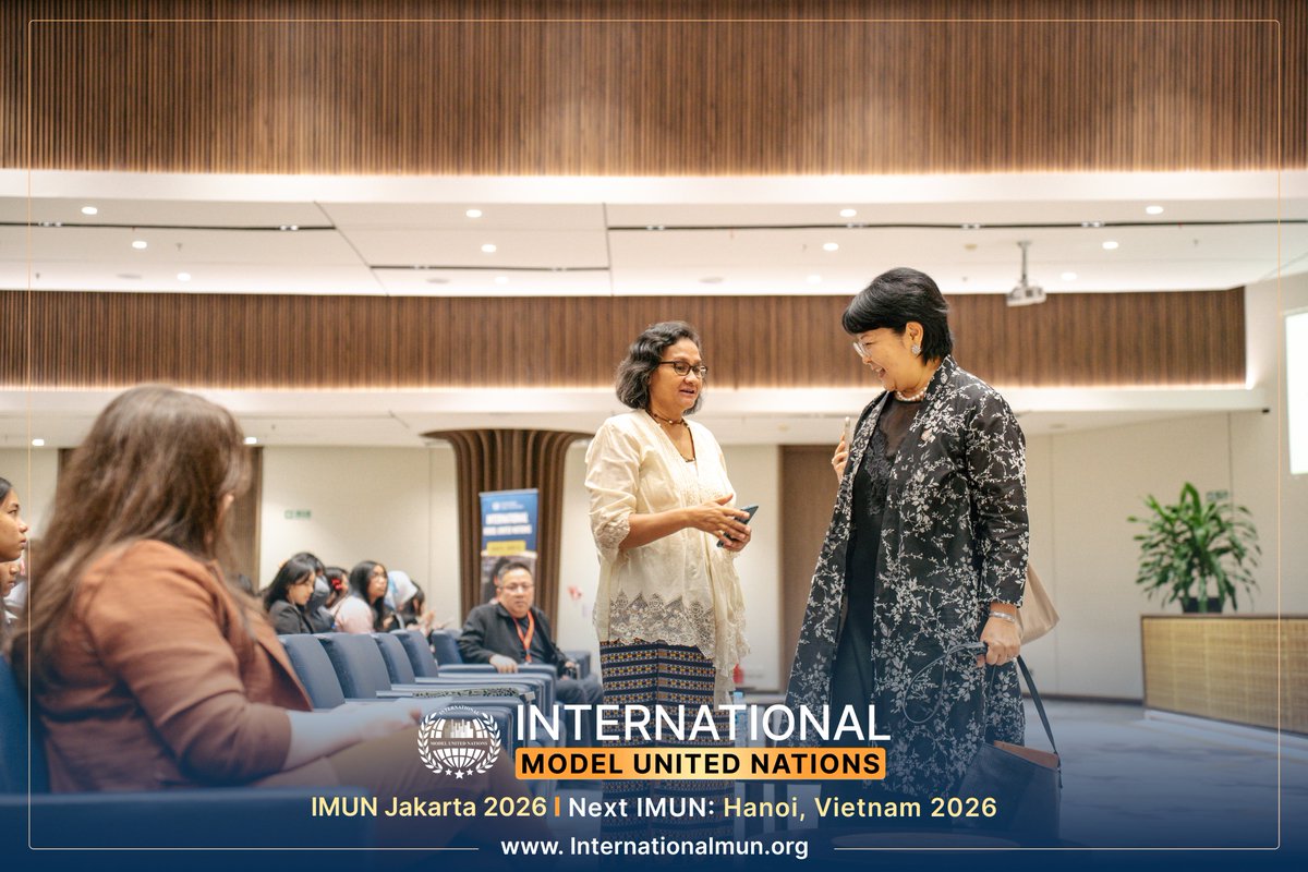 imunofficial's tweet photo. ๐โจ IMUN Jakarta 2026 united 200+ delegates for 3 days of diplomacy, leadership & global connections! ๐ฎ๐ฉ Missed it? Join IMUN Manila, Nov 26โ28 #IMUN #ModelUN #YouthLeadership https://t.co/qpMluQGYsF