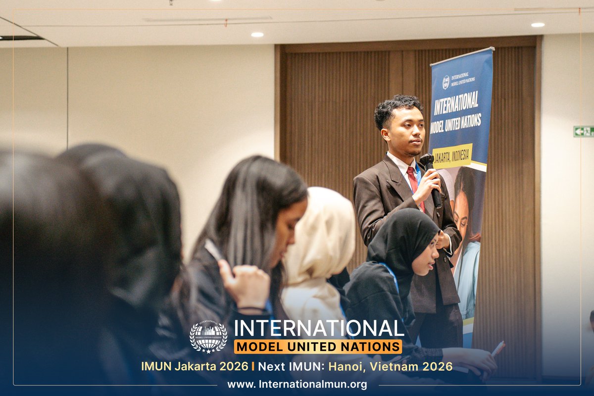 imunofficial's tweet photo. ๐โจ IMUN Jakarta 2026 united 200+ delegates for 3 days of diplomacy, leadership & global connections! ๐ฎ๐ฉ Missed it? Join IMUN Manila, Nov 26โ28 #IMUN #ModelUN #YouthLeadership https://t.co/qpMluQGYsF