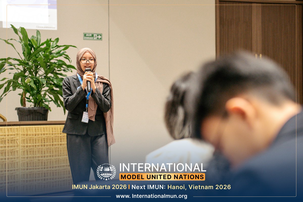 imunofficial's tweet photo. ๐โจ IMUN Jakarta 2026 united 200+ delegates for 3 days of diplomacy, leadership & global connections! ๐ฎ๐ฉ Missed it? Join IMUN Manila, Nov 26โ28 #IMUN #ModelUN #YouthLeadership https://t.co/qpMluQGYsF